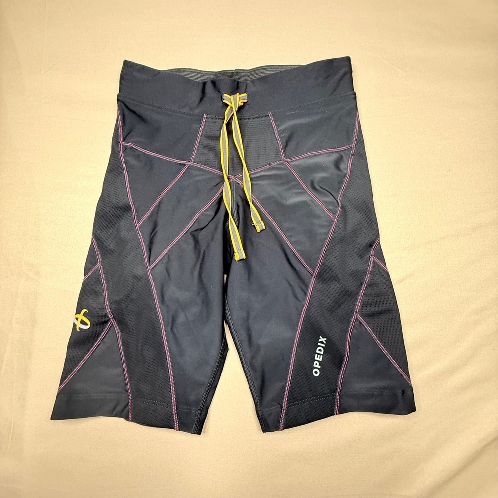 Opedix Womens Compression Shorts Black Pink Support Athletic Small